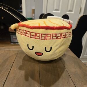 Kawaii Plush Ramen Noodle Bowl